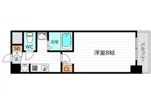 レジデア西本町の物件間取画像